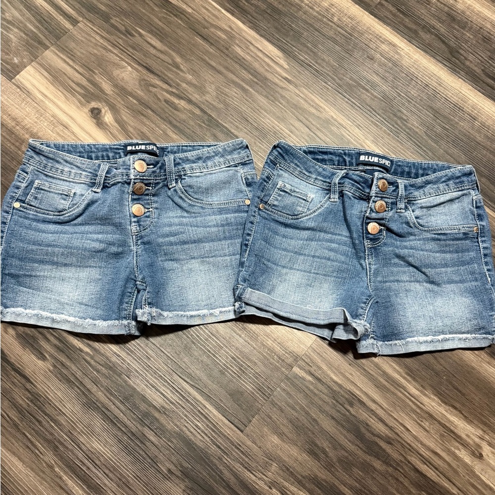 NWOT Blue Spice Light Wash Jean Shorts Size 10